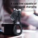 BASEUS CA1T4-I0G Opletený nabíjecí a datový kabel 4v1 (Lightning/USB-C/microUSB/Watch), 1,2 m, černý