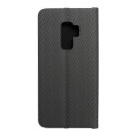 Pouzdro LUNA Book Carbon pro Samsung S9 Plus – carbon black