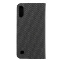 Pouzdro LUNA Book CARBON Samsung A10 carbon black