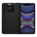 Pouzdro LUNA Book Carbon pro iPhone 11 - carbon black