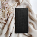 Pouzdro LUNA Book Carbon pro iPhone 11 - carbon black