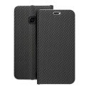 Flip pouzdro LUNA Book Carbon pro Samsung Xcover 4 - carbon black