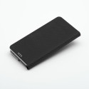 Flip pouzdro LUNA Book Carbon pro Samsung Xcover 4 - carbon black