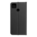 Flipové pouzdro LUNA BOOK CARBON pro Xiaomi Redmi 9C - carbon bla