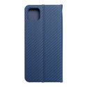 Pouzdro LUNA Book Carbon pro Samsung A22 5G – blue carbon