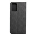 Flip pouzdro LUNA BOOK CARBON pro Redmi 10 / 10 2022 - carbon blac