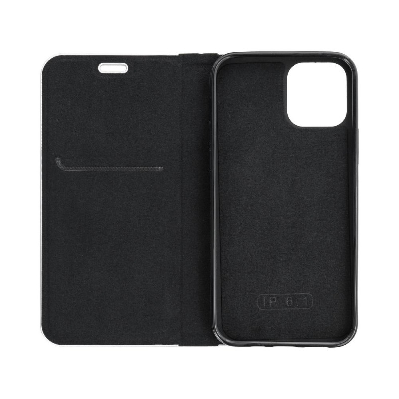 Kryt LUNA BOOK CARBON pro Samsung A52 5G / A52 LTE (4G) / A52s 5G - carbon black