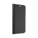 Kryt LUNA BOOK CARBON pro Samsung A52 - carbon black