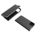 Kryt LUNA BOOK CARBON pro Samsung A52 - carbon black