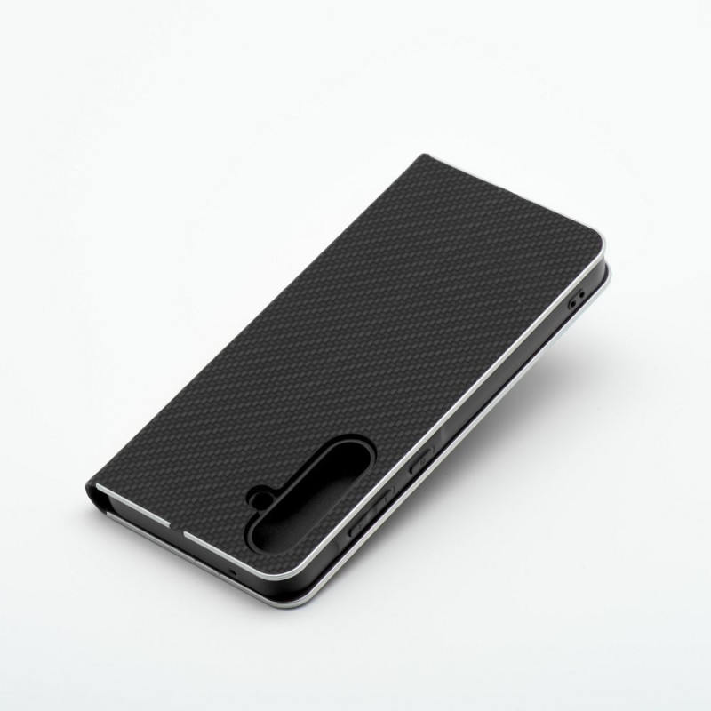 Pouzdro Luna Book Carbon pro Samsung A33 5G - carbon black