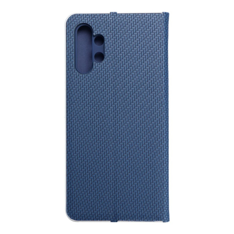 Pouzdro LUNA Book CARBON pro Samsung A13 4G - carbon blue