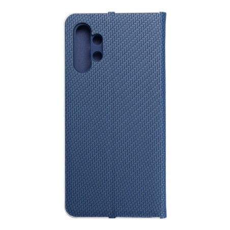 Pouzdro LUNA Book CARBON Samsung A13 4G - carbon blue