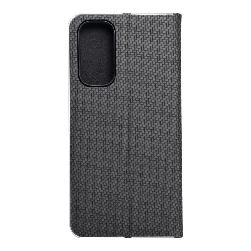 Pouzdro LUNA Book CARBON pro Xiaomi Redmi NOTE 11 / 11S - carbon black