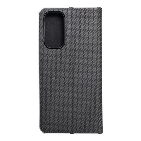 Pouzdro LUNA Book CARBON pro Redmi NOTE 11/11S - carbon black