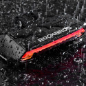 Rockbros LKWD-R1 zadní světlo na kolo s laserem a dálkovým ovládáním + kabel micro USB - USB-A - černý