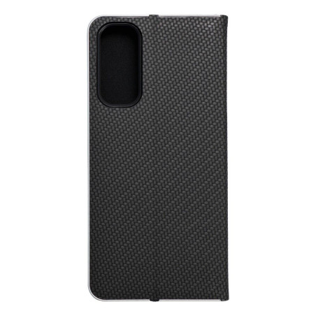 Flip pouzdro LUNA Book Carbon Samsung A05s – carbon black