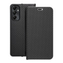 Flip pouzdro LUNA Book Carbon Samsung A05s – carbon black