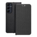 Flip pouzdro LUNA Book Carbon pro A55 5G – carbon black