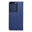 LUNA Book Carbon flip pouzdro pro Redmi NOTE 13 PRO 4G - carbon bl