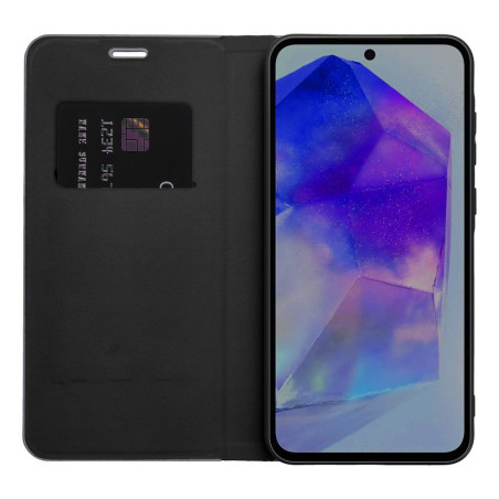 Flip pouzdro LUNA BOOK CARBON pro Xiaomi 14 Ultra - carbon black