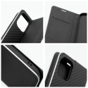 Flip pouzdro LUNA BOOK CARBON iPhone 16 Pro Max carbon black