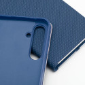 Kryt LUNA BOOK CARBON pro Xiaomi 14T - carbon blue