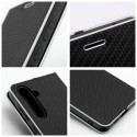 Pouzdro LUNA BOOK CARBON pro Xiaomi 14T - carbon black