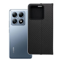 Pouzdro LUNA BOOK CARBON pro Xiaomi 14T - carbon black