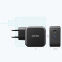 Rychlonabíječka Choetech GaN USB typu C 61W 3A Power Delivery černá (Q6006)