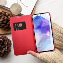 Kryt/pouzdro LUNA BOOK CARBON pro Redmi NOTE 14 PRO 5G - carbon red