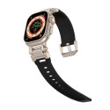 Řemínek Tech-Protect Delta Pro pro Apple Watch 8 / 9 / 10 / 11 / SE / Ultra (44 / 45 / 46 / 49 mm) – Černá / Titanium