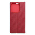 Kryt LUNA BOOK CARBON pro Redmi NOTE 14 - carbon red