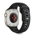 Řemínek Tech-Protect IconBand Line pro Apple Watch 8 / 9 / 10 / 11 / SE / Ultra (44 / 45 / 46 / 49 mm) – černý/černý