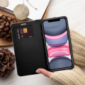 Pouzdro LUNA Book CARBON pro iPhone 17 / 18 - carbon black