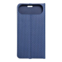 Kryt LUNA BOOK CARBON pro iPhone 17 – carbon blue