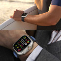 Řemínek Tech-Protect IconBand Line pro Apple Watch 8 / 9 / 10 / 11 / SE / Ultra (44 / 45 / 46 / 49 mm) – černý/černý