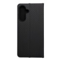 Pouzdro LUNA BOOK CARBON pro Samsung A17 - carbon black