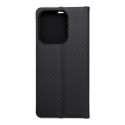 Flip pouzdro LUNA BOOK CARBON Xiaomi Redmi 15C – carbon black