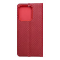 Pouzdro LUNA Book Carbon pro Xiaomi Redmi 15C - carbon red