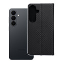 Flip pouzdro LUNA BOOK CARBON pro S26 PLUS - carbon black
