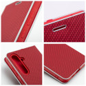 Kryt Luna Book Carbon pro Samsung S26 PLUS - carbon red
