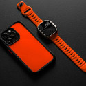 Řemínek Tech-Protect IconBand Line pro Apple Watch 8 / 9 / 10 / 11 / SE / Ultra (44 / 45 / 46 / 49 mm) – oranžový
