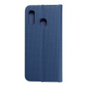Pouzdro (flip) LUNA Book CARBON pro Samsung A20e - carbon blue