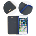 Pouzdro LUNA Book Gold pro Samsung J5 2017 - zlatá modrá