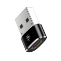 BASEUS CAAOTG-01 Redukce OTG USB-A na USB-C až 5A, hliníková, černá