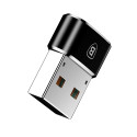BASEUS CAAOTG-01 Redukce OTG USB-A na USB-C až 5A, hliníková, černá