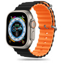 Řemínek Tech-Protect IconBand Pro pro Apple Watch 8 / 9 / 10 / 11 / SE / Ultra (44 / 45 / 46 / 49 mm) – BLACK/ORANGE