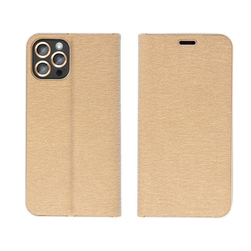 Kryt LUNA BOOK GOLD pro Samsung A32 5G - zlatý