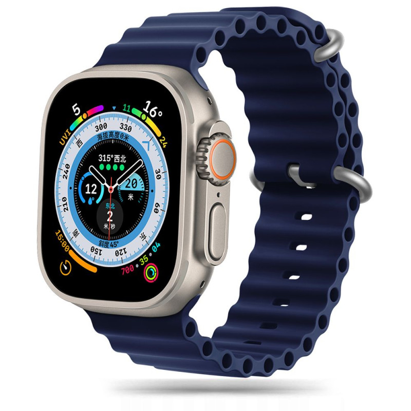 Řemínek Tech-Protect IconBand Pro pro Apple Watch 8 / 9 / 10 / 11 / SE / Ultra (44 / 45 / 46 / 49 mm) – MIDNIGHT BLUE