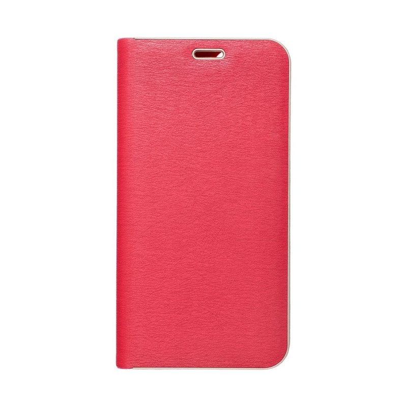 Pouzdro/Ochranný kryt LUNA Book Gold pro Xiaomi Redmi 12 4G / 12 5G - zlato-červené